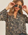 The Nina Satin Print Top