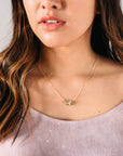 The Petite Moon Gem Necklace