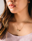 The Petite Moon Gem Necklace