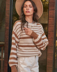 The Haleh Striped Knit Sweater