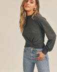 The Laney Twist Front Top