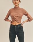 The Laney Twist Front Top