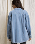 The Ellis Denim Washed Shirt Jacket