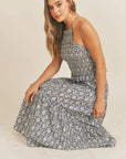 The Walk With Me Smocked Halter Top