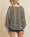 The Magnolia Paisley Blouse