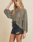 The Magnolia Paisley Blouse