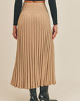 The Krissy Pleated Maxi Skirt