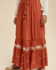 The Kaya Tiered Maxi Skirt