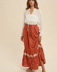 The Kaya Tiered Maxi Skirt