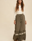 The Kaya Tiered Maxi Skirt