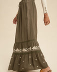 The Kaya Tiered Maxi Skirt
