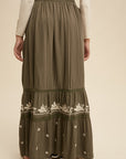 The Kaya Tiered Maxi Skirt