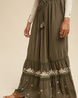 The Kaya Tiered Maxi Skirt
