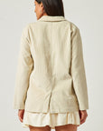 The Simone Corduroy Pocket Blazer