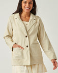The Simone Corduroy Pocket Blazer