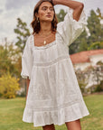 The Eden Babydoll Mini Dress