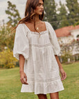 The Eden Babydoll Mini Dress