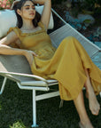 The Nalah Smocked Midi Dress