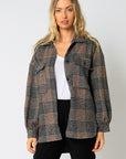 The Reane Oversized Plaid Jacket