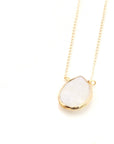 The Moonstone Teardrop Necklace