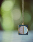 The Perfect Peace Square Inlay Necklace