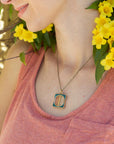 The Perfect Peace Square Inlay Necklace