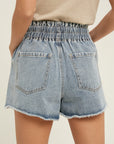 The Neda Denim Drawstring Shorts