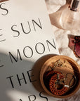 Sun, Moon and Stars Art Print by Binge Studio