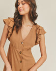 The Isabel Button Front Dress