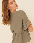 The Marin Peplum Top