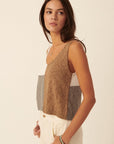The Fraisha Colorblock Sweater Tank
