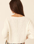 The Sienna Raw Hem Sweater