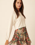 The Sienna Raw Hem Sweater