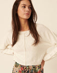 The Sienna Raw Hem Sweater