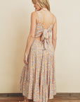 The Flower Bed Tie-Back Midi Dress