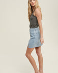 The Olive Henley Racerback Tank