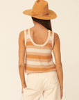 The Elba Striped Knit Tank