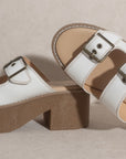 The Gabriella Double Buckle Sandal