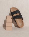 The Sienna Double Strap Slide Sandal