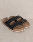 The Sienna Double Strap Slide Sandal