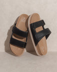 The Sienna Double Strap Slide Sandal