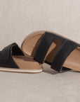 The Sienna Double Strap Slide Sandal