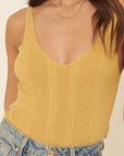The Alana Ribbed Sweater Tank