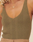 The Alana Ribbed Sweater Tank
