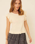 The Ember Ruffle Trim Sweater