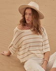 The Kelsee Striped Loose Sweater