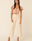 The Keira Double Twist Crop Top