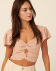 The Keira Double Twist Crop Top