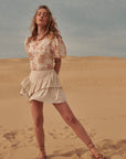 The Maive Ruffle Mini Skirt
