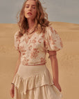 The Maive Ruffle Mini Skirt